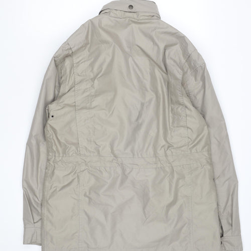 Champion Men's Beige Parka Jacket M Water Resistant Outdoor
