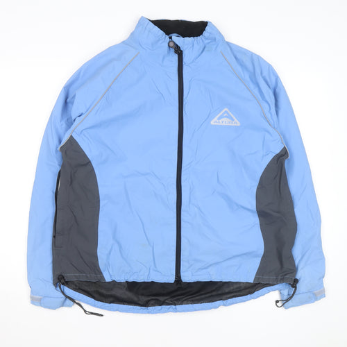 Altura Men’s Blue Windbreaker Cycling Jacket Size S Reflective Pockets