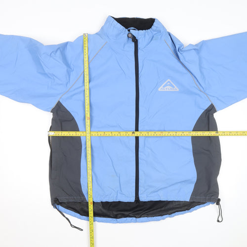 Altura Men’s Blue Windbreaker Cycling Jacket Size S Reflective Pockets