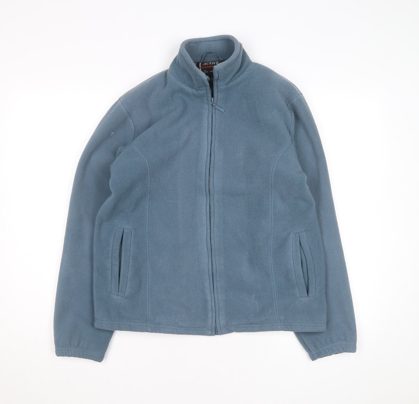 Active Pure and Natural Men's Blue Fleece Full Zip Jacket Size S
