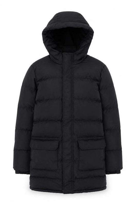 Mountain Warehouse Boys Black Hooded Puffer Jacket Coat 11-12 Years Winter Warm