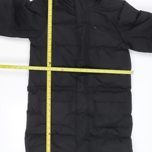 Mountain Warehouse Boys Black Hooded Puffer Jacket Coat 11-12 Years Winter Warm