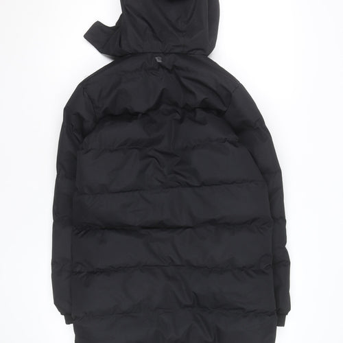 Mountain Warehouse Boys Black Hooded Puffer Jacket Coat 11-12 Years Winter Warm