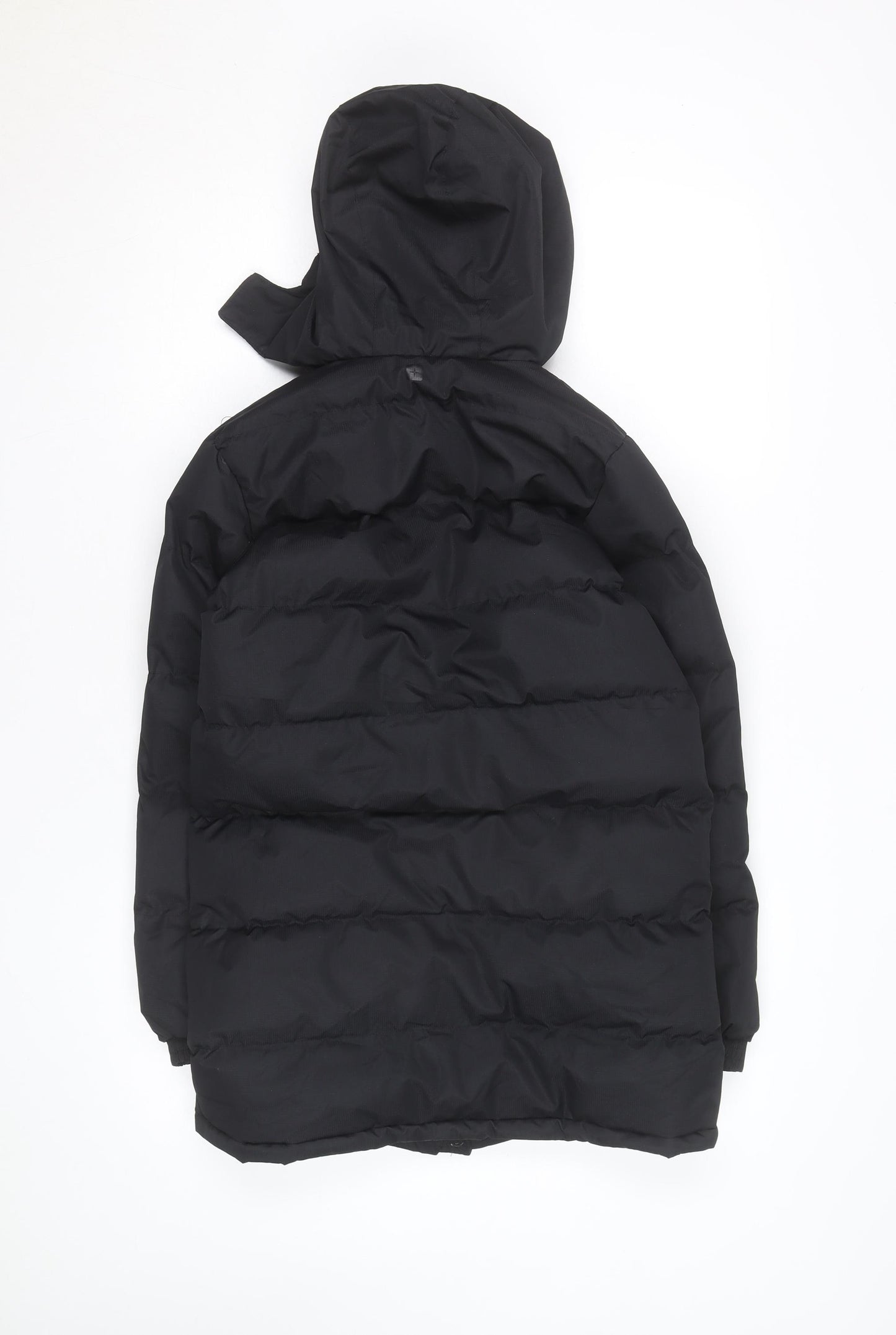 Mountain Warehouse Boys Black Hooded Puffer Jacket Coat 11-12 Years Winter Warm