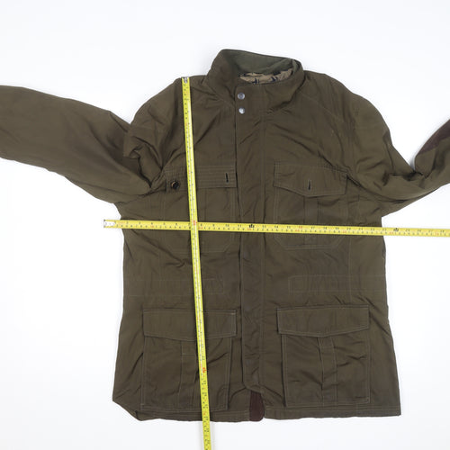 Ted Baker Men's Green Field Jacket Size S Lined Outdoor Zip Coat