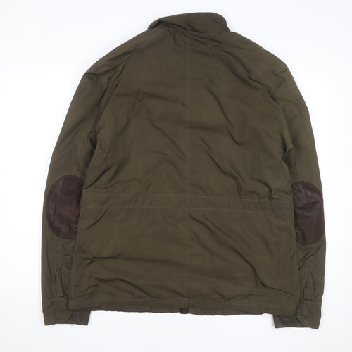 Ted Baker Men's Green Field Jacket Size S Lined Outdoor Zip Coat