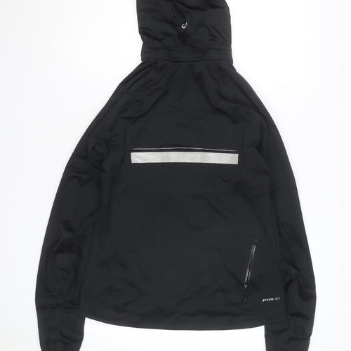 Nike Men's Black Storm-FIT Hooded Windbreaker Jacket Size S