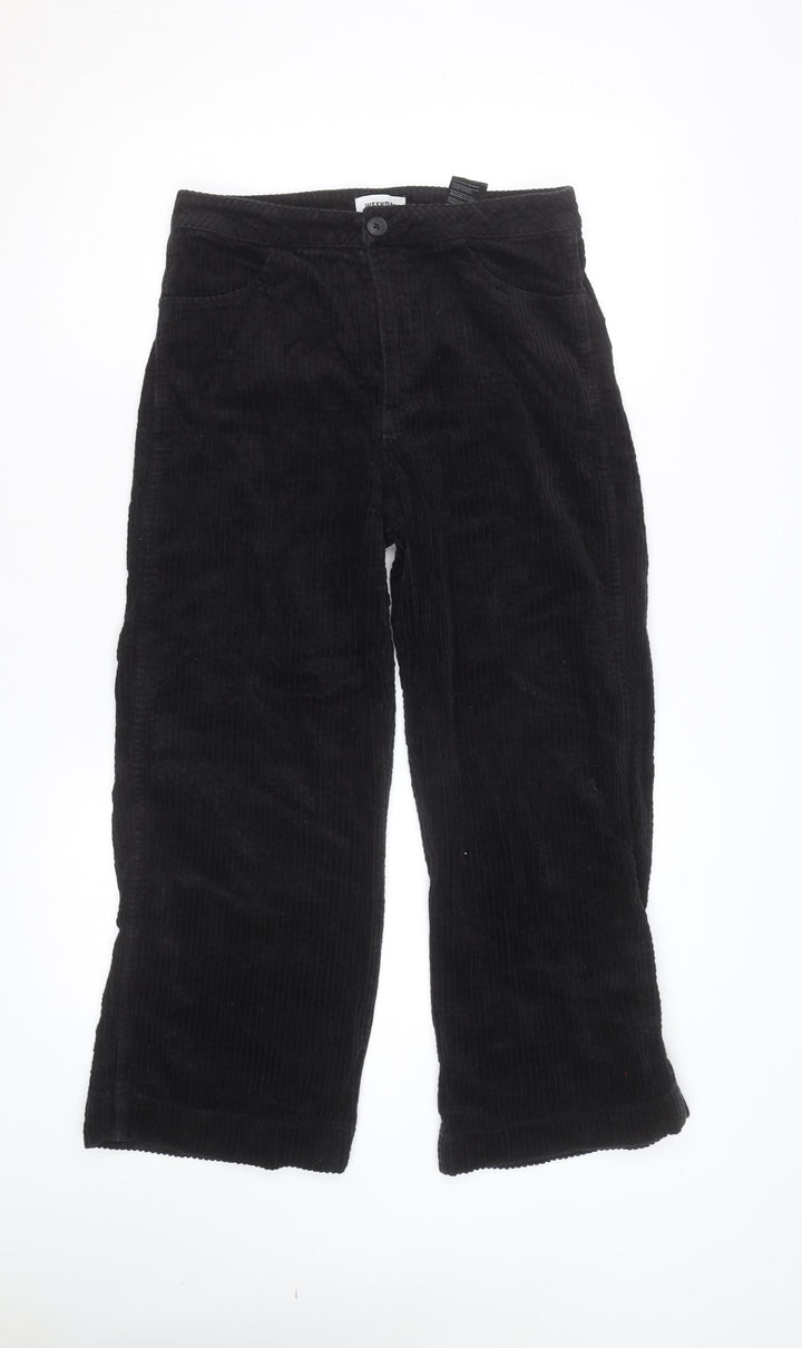 Weekday Women's Black Corduroy Straight Jeans Size 12