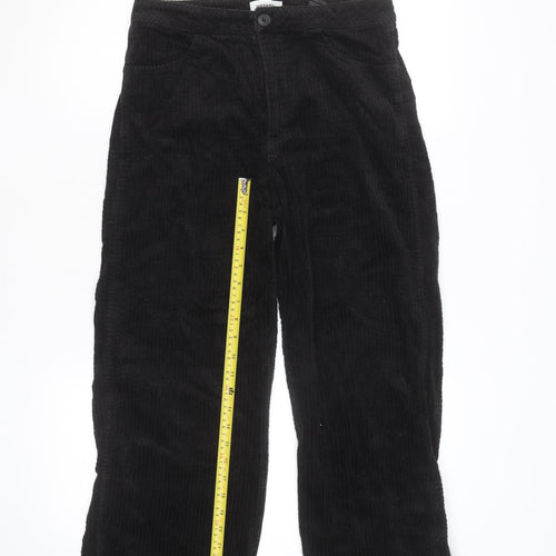 Weekday Women's Black Corduroy Straight Jeans Size 12