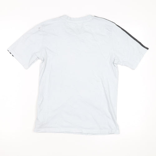 Adidas Boys Light Blue Short Sleeve Crew Neck T-Shirt Size 13-14 Years