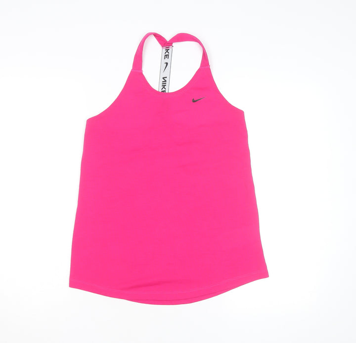 Nike Women's Pink Dri-FIT Racerback Tank Top Size S