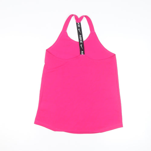 Nike Women's Pink Dri-FIT Racerback Tank Top Size S