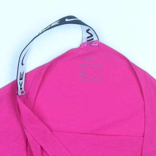 Nike Women's Pink Dri-FIT Racerback Tank Top Size S
