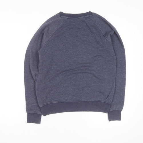 Next Men's Blue Graphic Pullover Sweatshirt XS Regular Fit