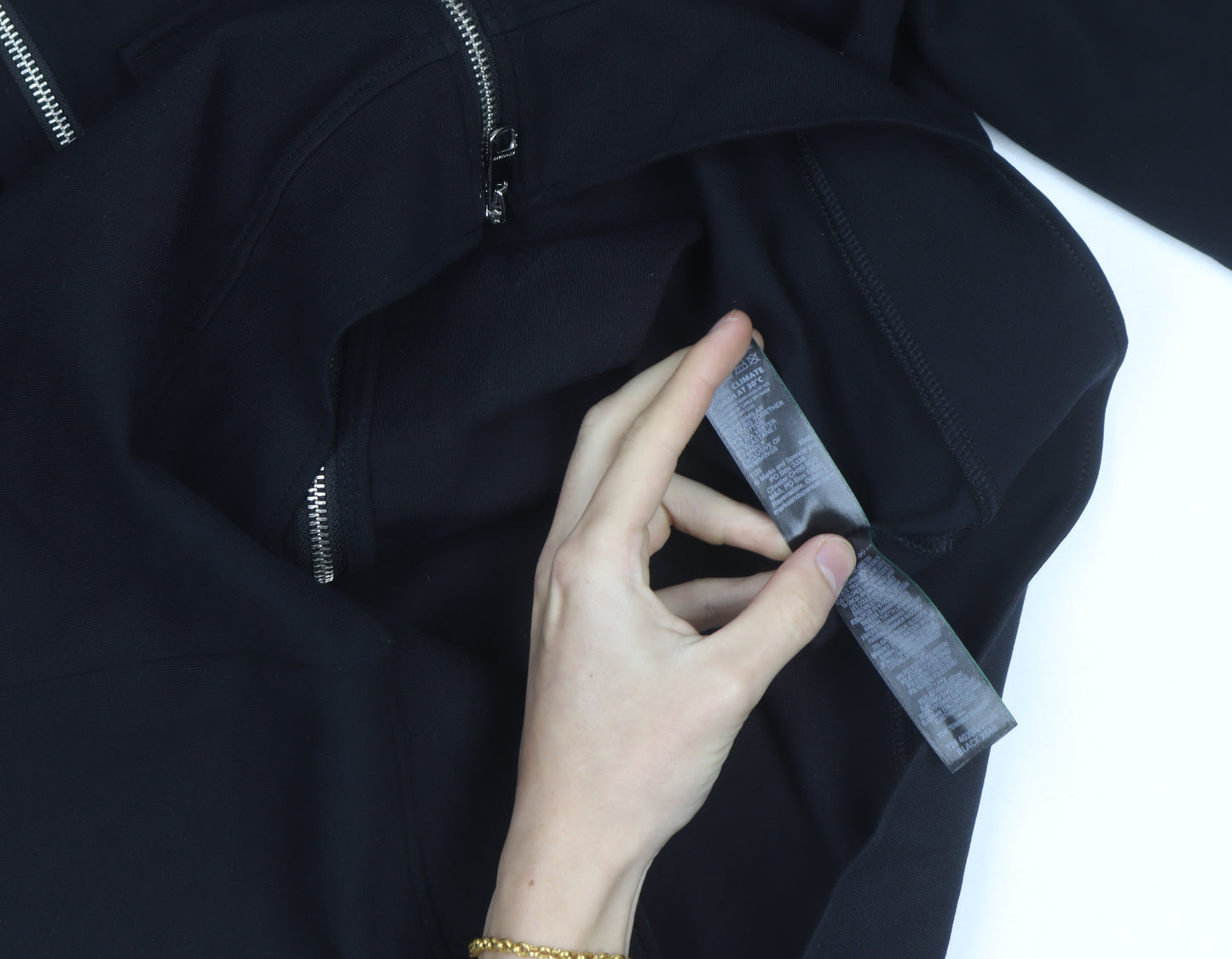Marks and Spencer Autograph Men's Black Cotton Blend Zip Jacket M