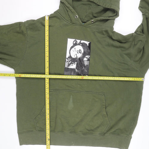 Made By Atelier Men’s Green XL Pullover Hoodie Graphic Print