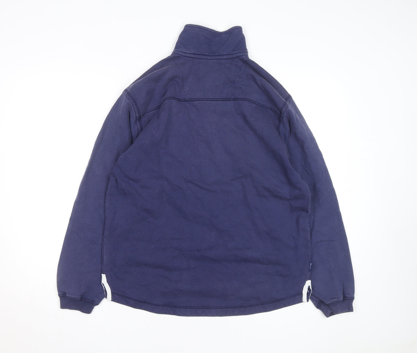Crew Clothing Co Men’s Blue 1/4 Zip Pullover Sweatshirt Size S