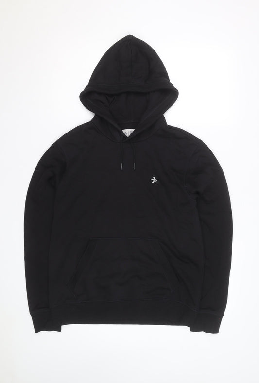 Original Penguin Men's Black Pullover Hoodie Size S Regular Fit