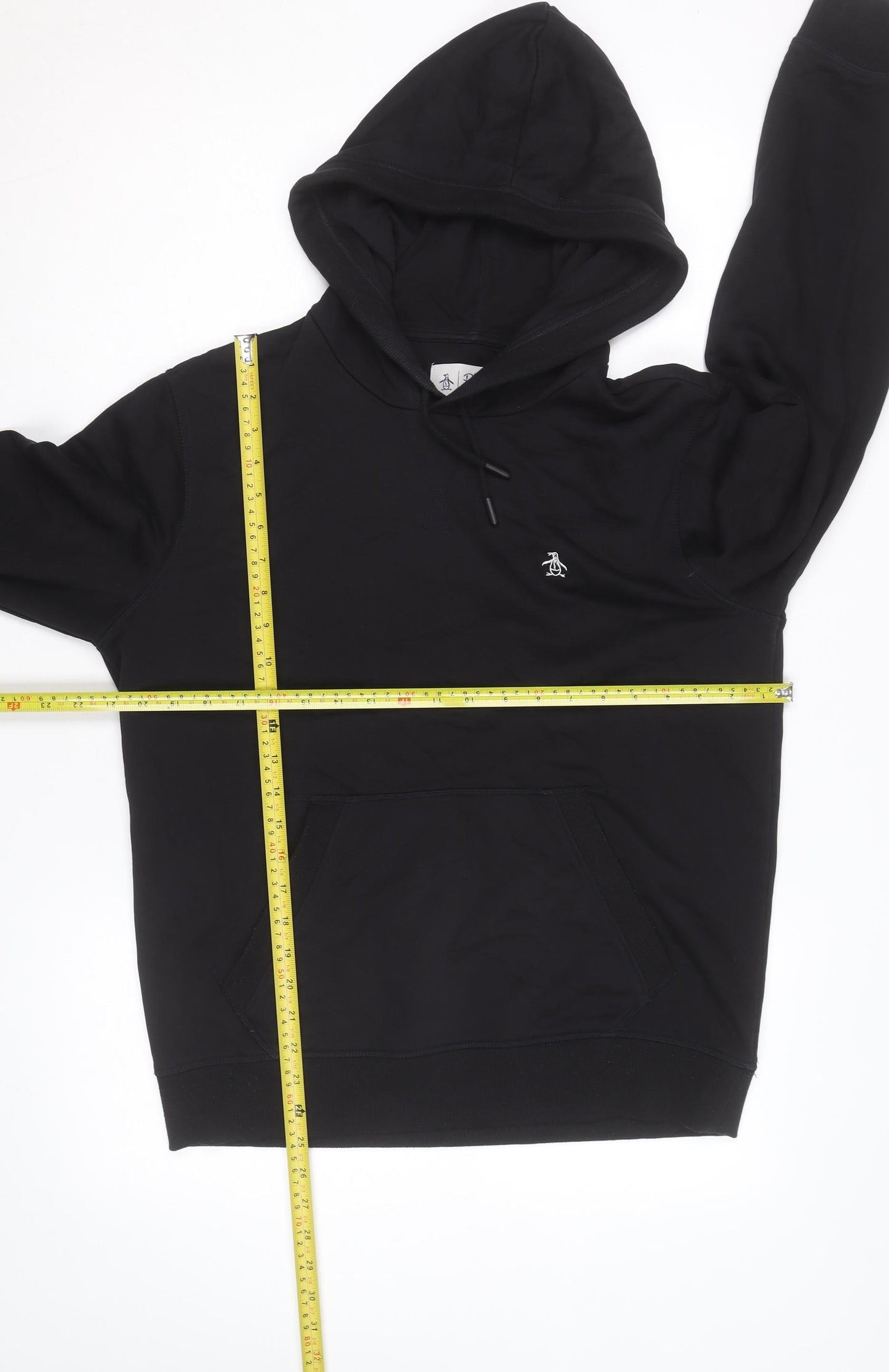 Original Penguin Men's Black Pullover Hoodie Size S Regular Fit