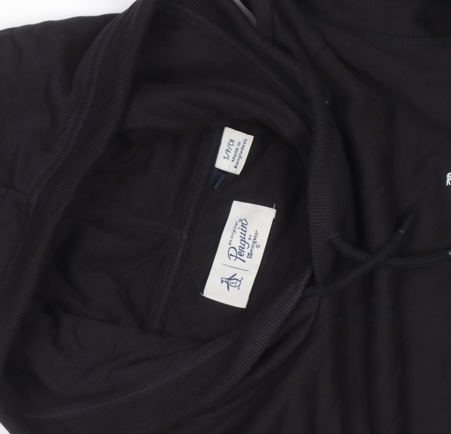 Original Penguin Men's Black Pullover Hoodie Size S Regular Fit