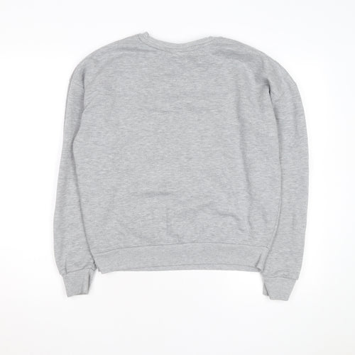 NASA Men's Grey Graphic Print Pullover Sweatshirt Size S