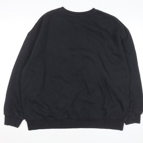 Accessorize Women Black Le Marais Paris Sweatshirt Size 10 Pullover