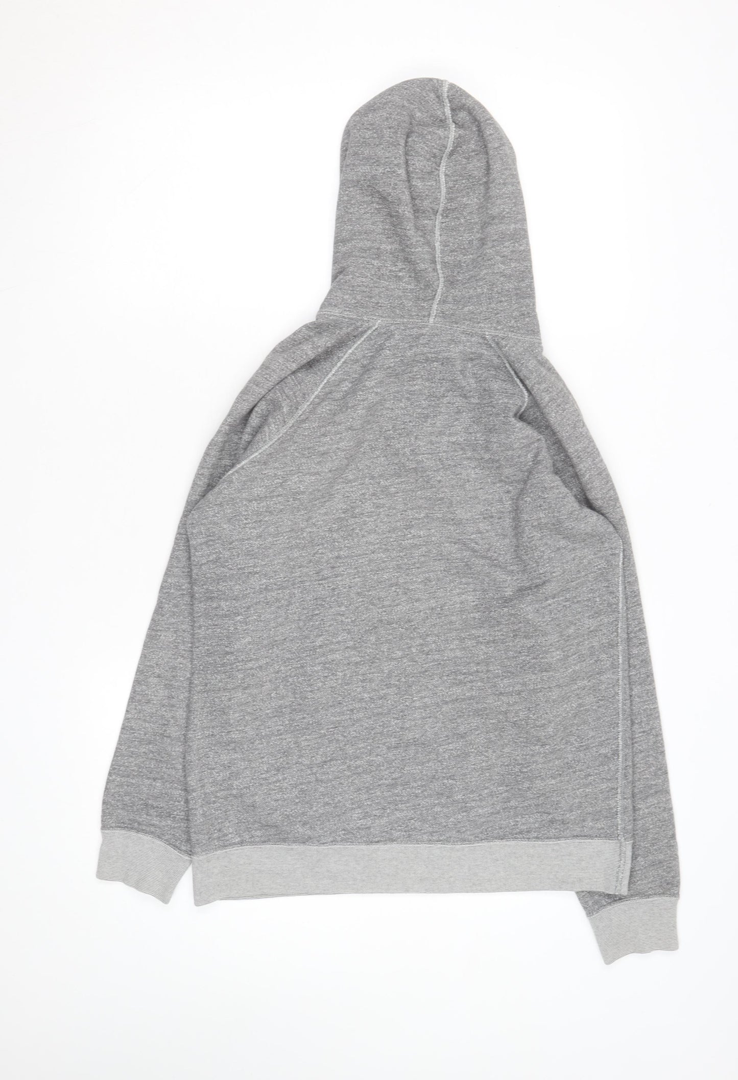 Jack Wills Women's Grey Pullover Hoodie UK 8 Cotton Blend Casual