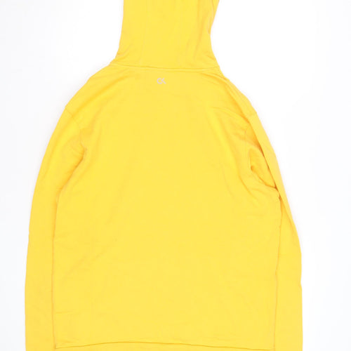 Calvin Klein Men’s Yellow Pullover Hoodie Size L Regular Fit