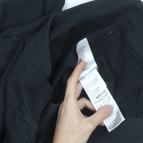 Levi's Men's Black Pullover Hoodie L Regular Fit Graphic Fleece