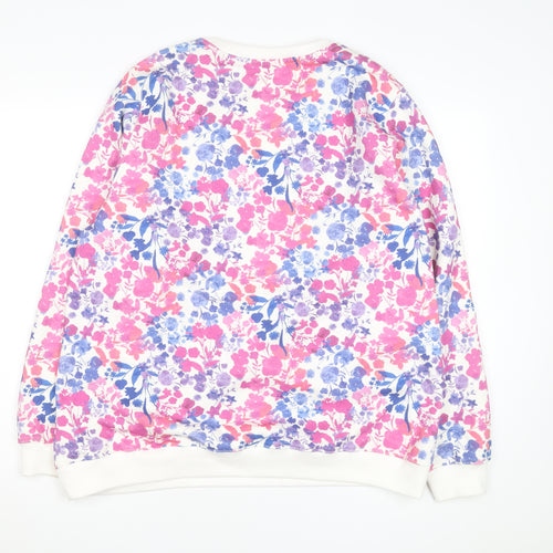 Strong Girls Club Women’s Multicoloured Floral Pullover Sweatshirt XL