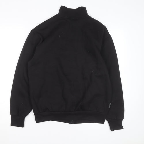 Slazenger Men's Black Medium Track Jacket Full Zip Activewear