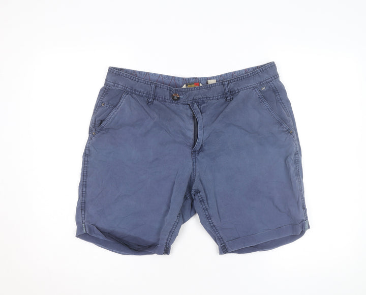 Regatta Men Blue 36 Chino Shorts Cotton Casual Outdoor