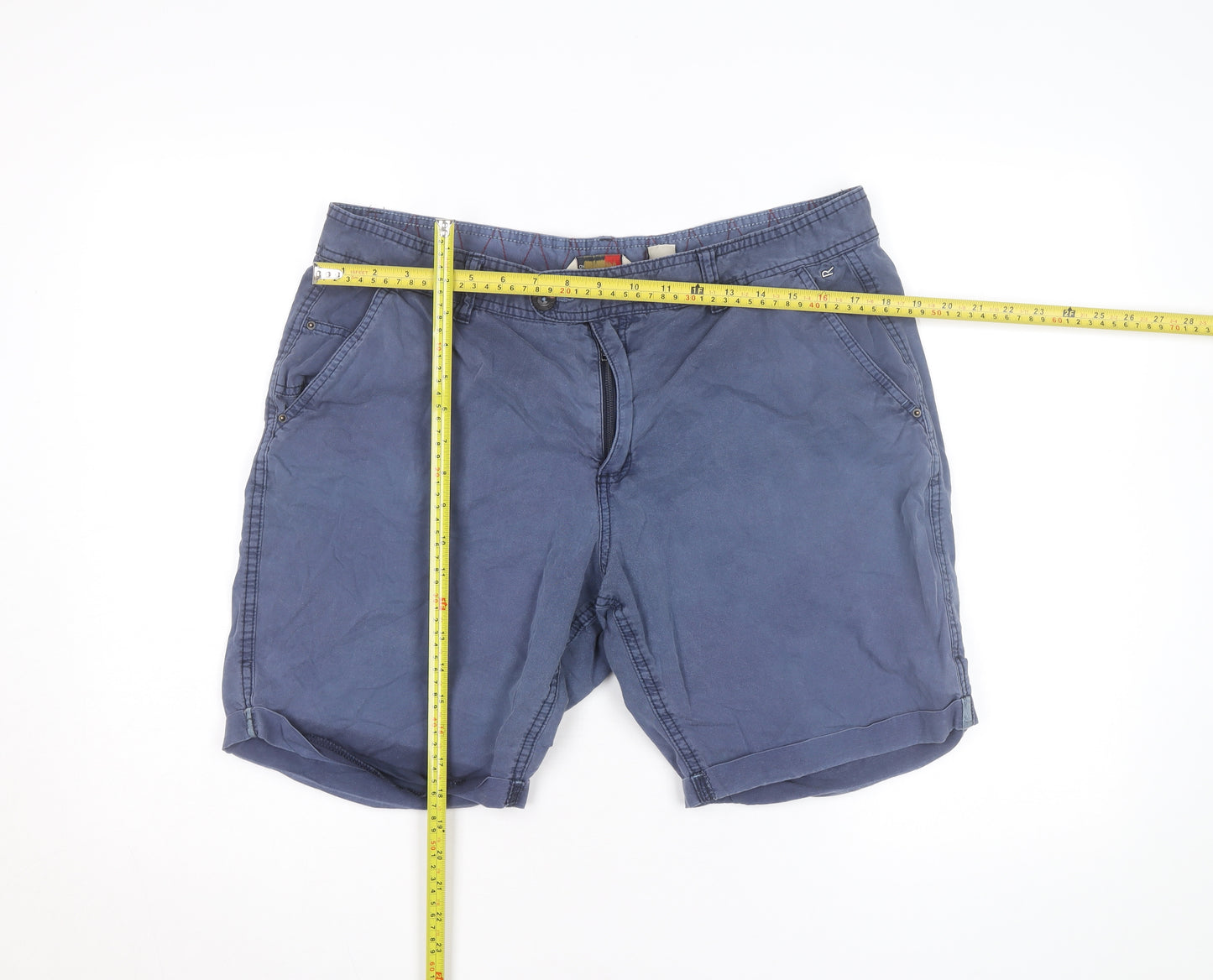 Regatta Men Blue 36 Chino Shorts Cotton Casual Outdoor
