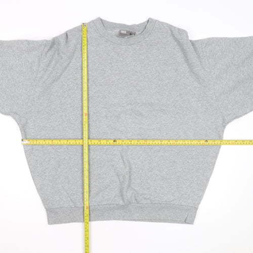 ASOS Men’s Grey Pullover Sweatshirt Size M Regular Fit Crew Neck