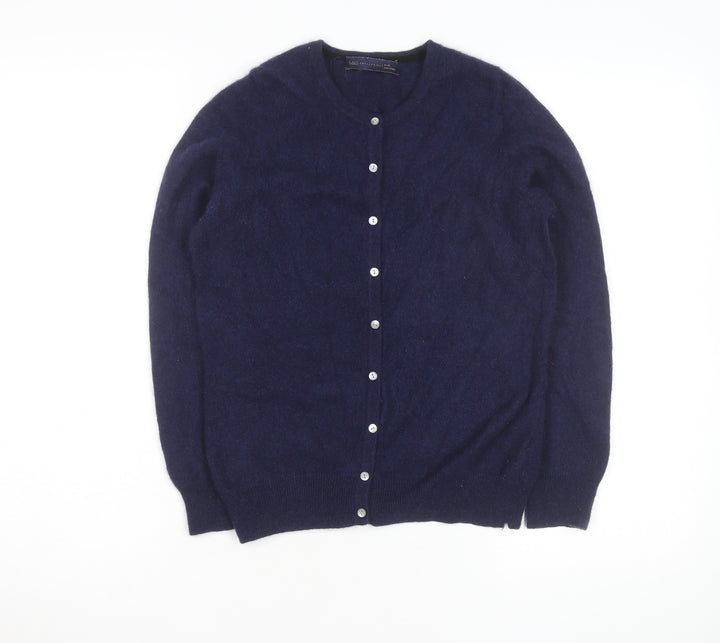 Marks and Spencer Women Navy Blue Pure Cashmere Cardigan Size 12
