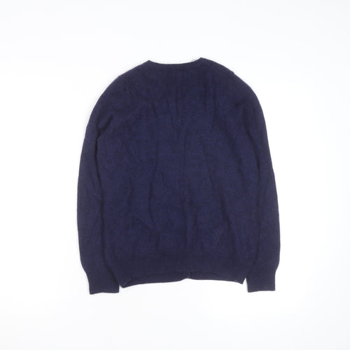 Marks and Spencer Women Navy Blue Pure Cashmere Cardigan Size 12