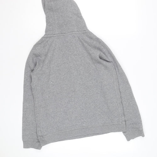 Nike Boys Grey Pullover Hoodie Sz 12-13 Years Cotton Blend Logo