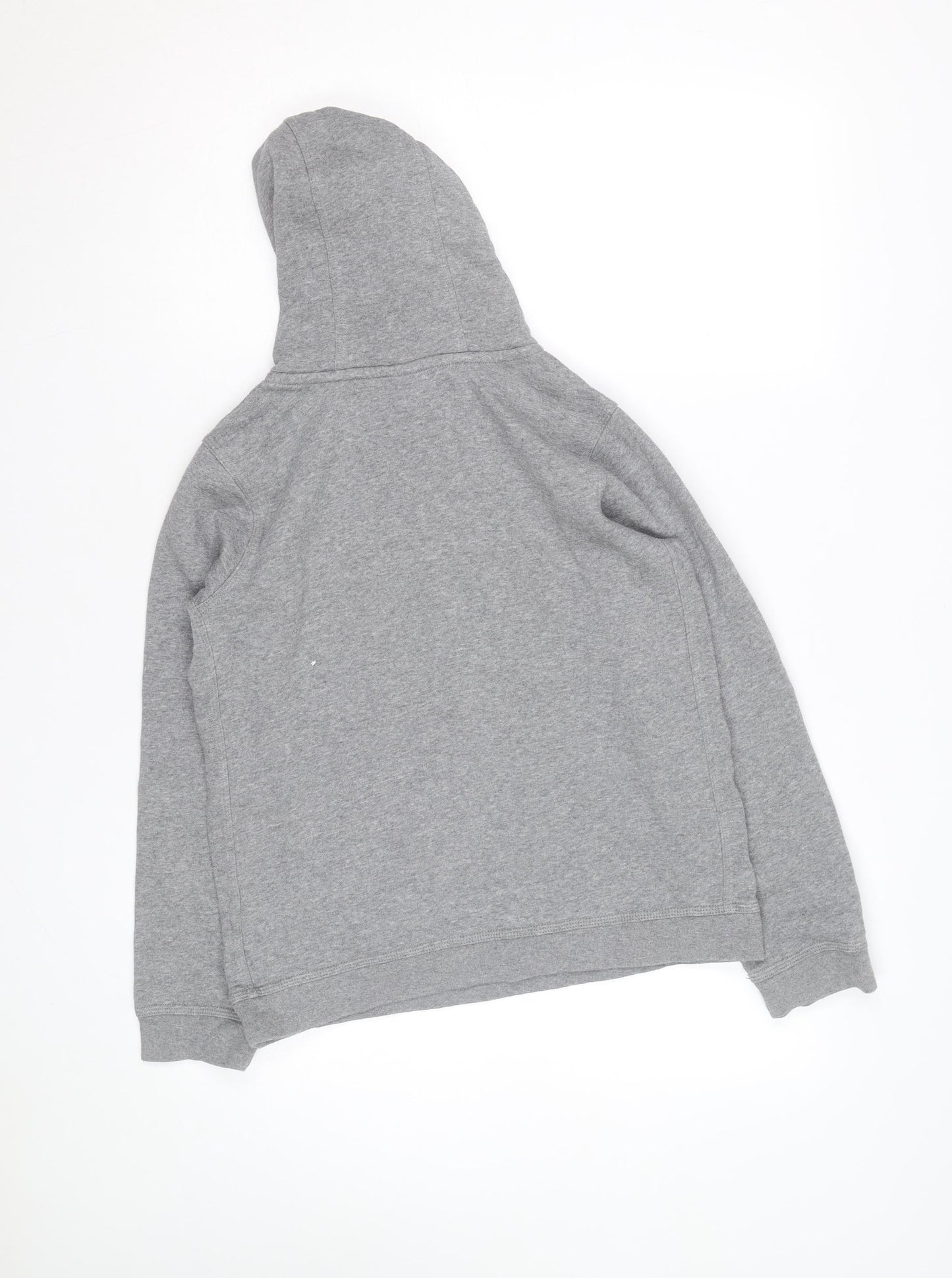 Nike Boys Grey Pullover Hoodie Sz 12-13 Years Cotton Blend Logo