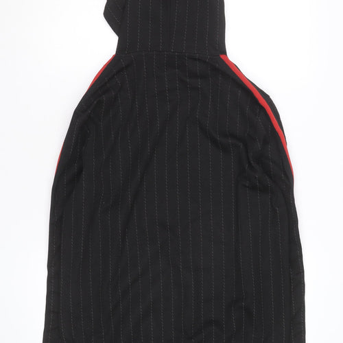 BoohooMAN Men’s Black Striped Pullover Hoodie Size M