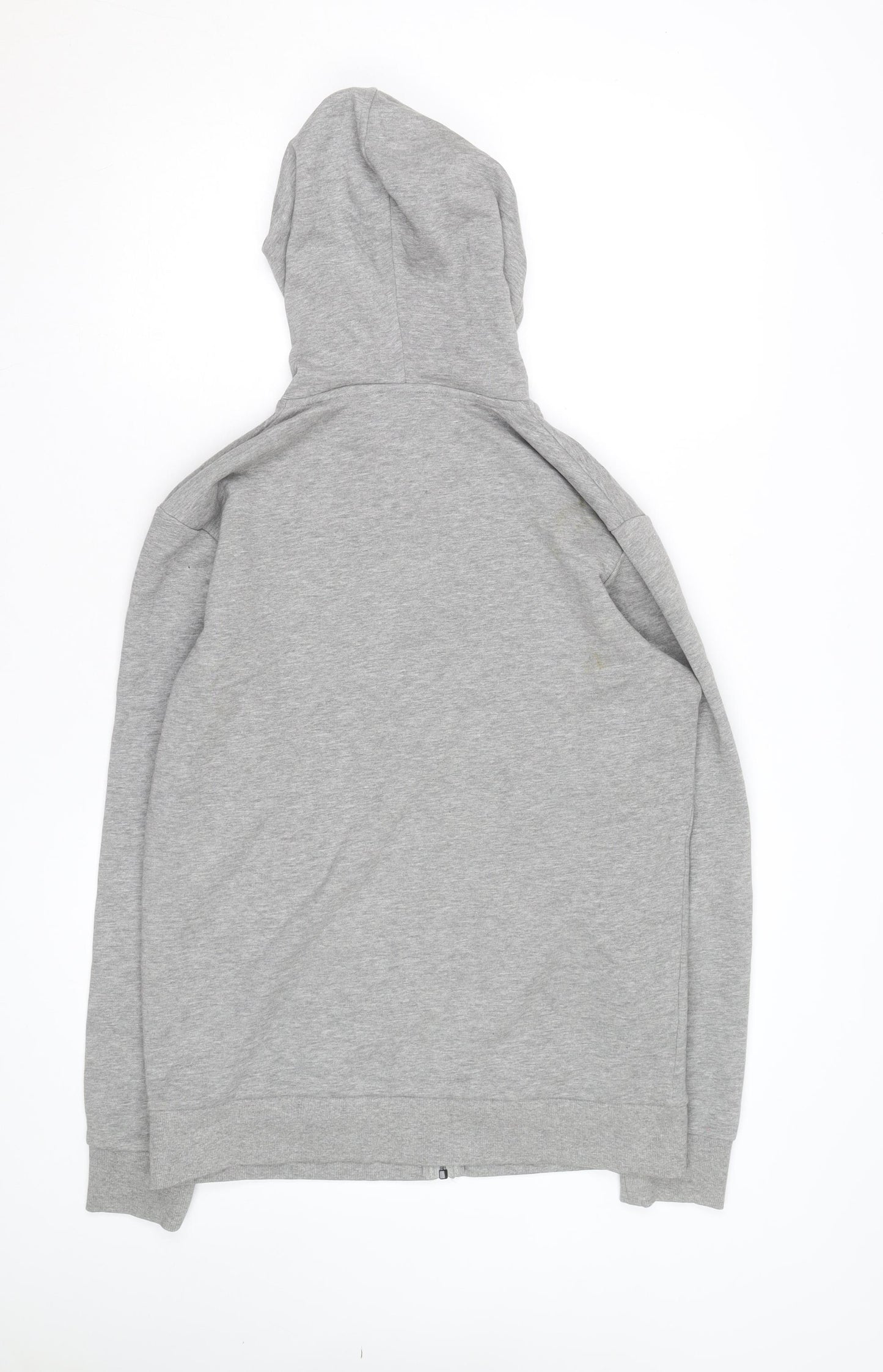 Jack & Jones Men's Grey Tech Full Zip Hoodie Size L