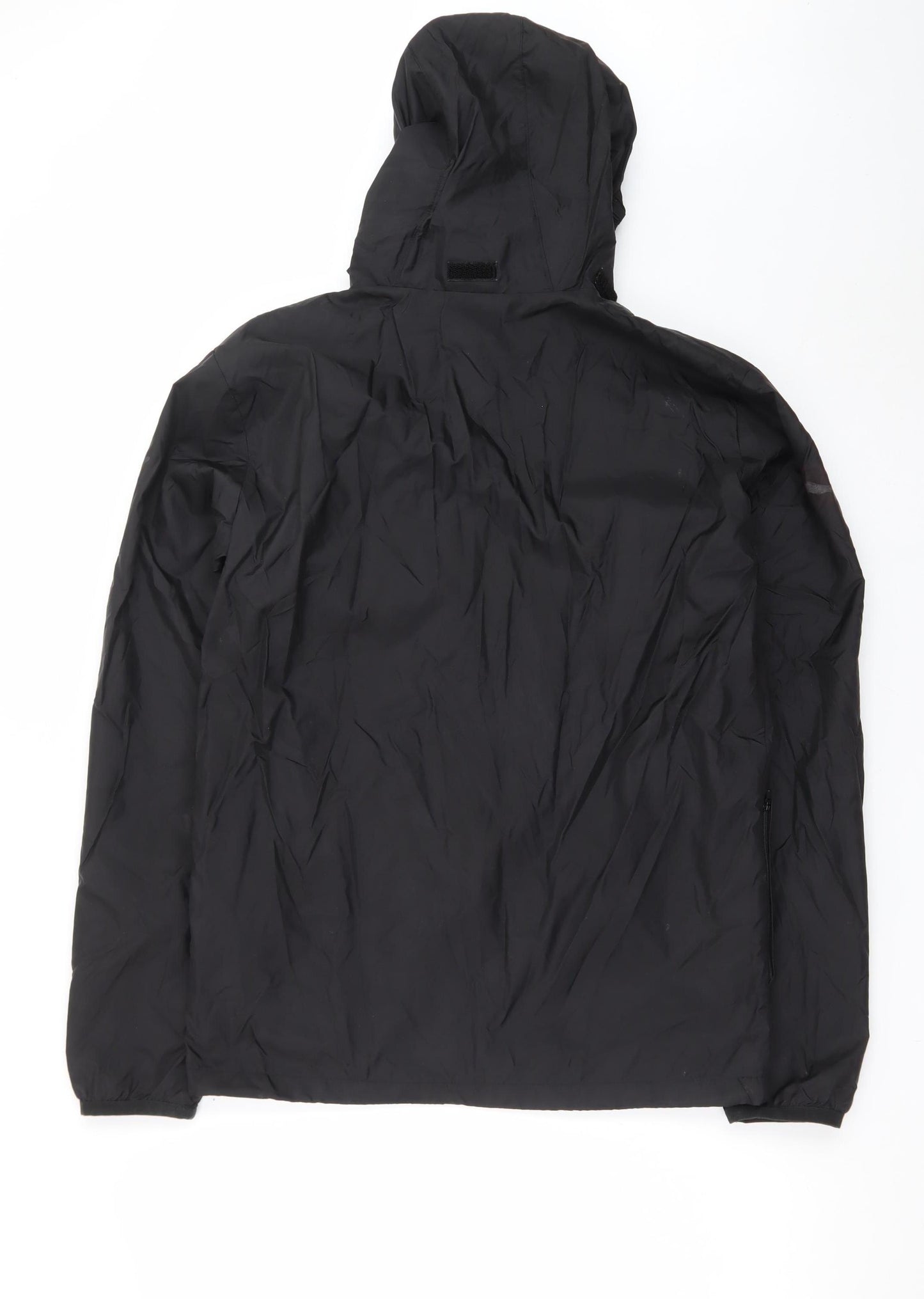 Puma Men's Black Hooded Windbreaker Jacket Size S