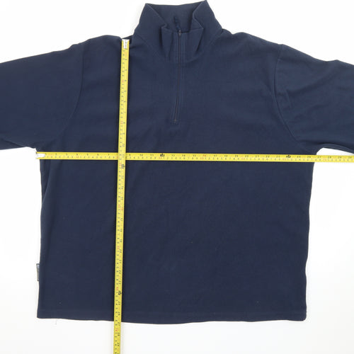 Outdoor Essentials Men's Blue 2XL Fleece 1/4 Zip Pullover Sweatshirt