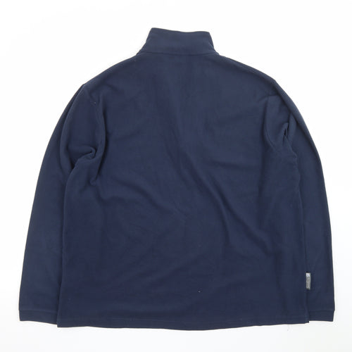 Outdoor Essentials Men's Blue 2XL Fleece 1/4 Zip Pullover Sweatshirt