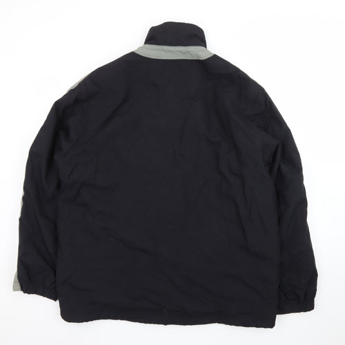 Ben Sherman Men’s Black L Windbreaker Jacket with Pockets