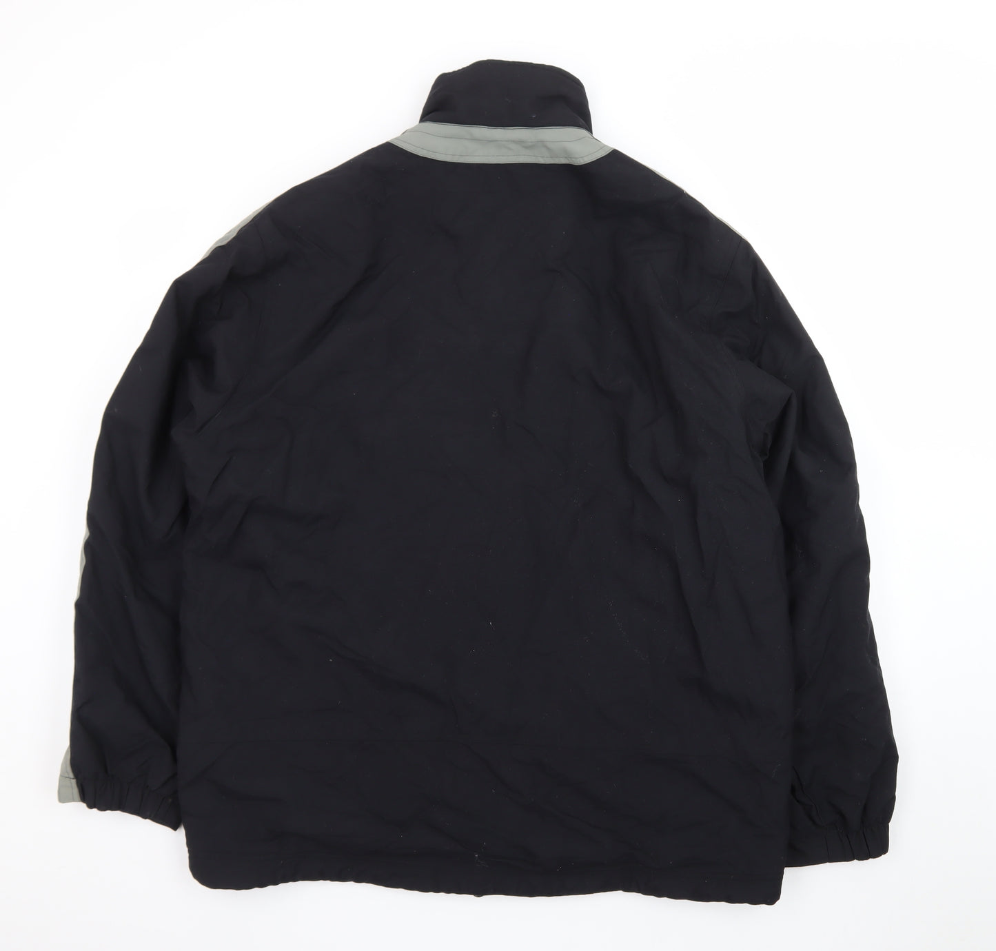 Ben Sherman Men’s Black L Windbreaker Jacket with Pockets
