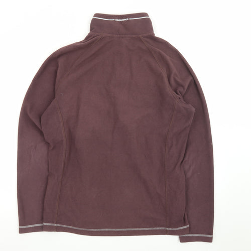 Craghoppers Men Red Fleece 1/4 Zip Pullover Sweatshirt M