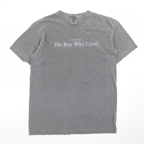 Comfort Colors Men’s Grey Harry Potter Quote T-Shirt Size M