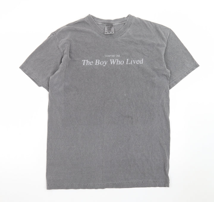 Comfort Colors Men’s Grey Harry Potter Quote T-Shirt Size M