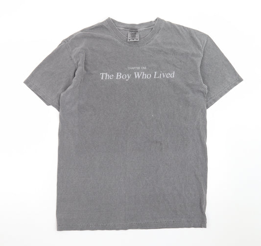 Comfort Colors Men’s Grey Harry Potter Quote T-Shirt Size M