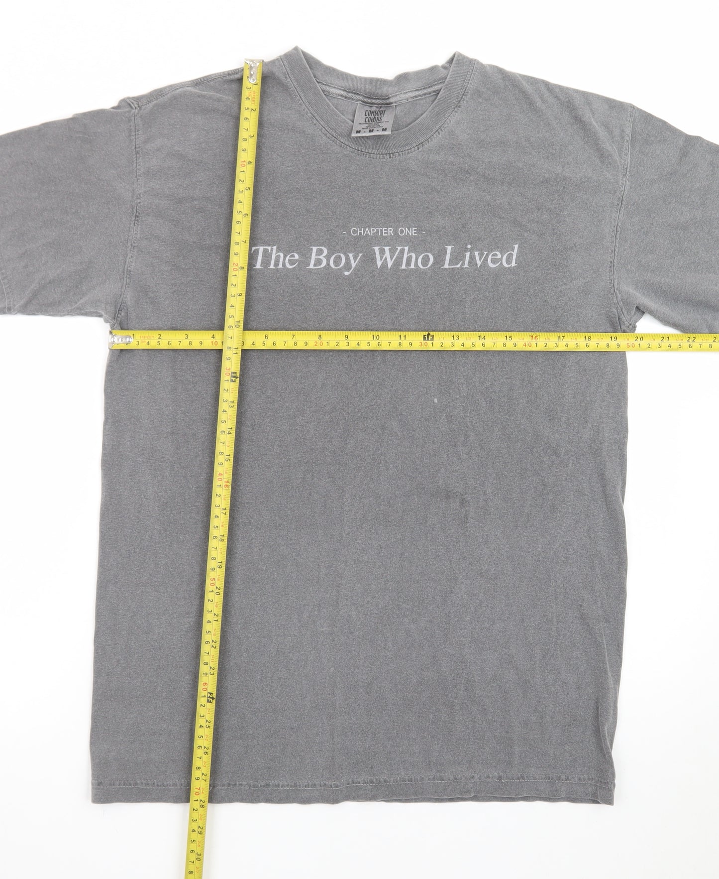 Comfort Colors Men’s Grey Harry Potter Quote T-Shirt Size M